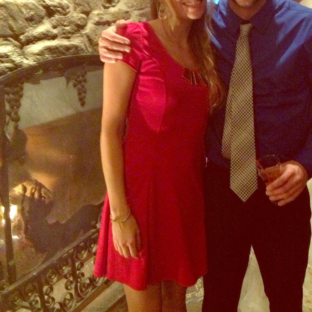 Soft Red Dress